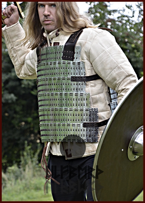 foto Early Medieval Scale Armour Birka-Type, zinc-plated